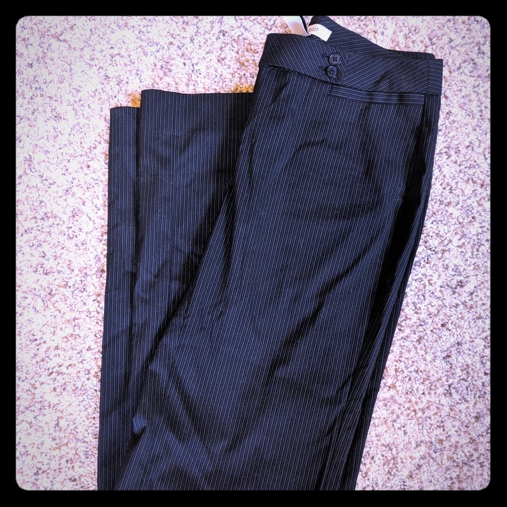 New WHBM Striped dress pants